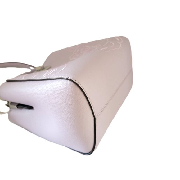 Kate Spade KN244 Phoebe Refined Leather Small Top Handle Satchel Frozen Lilac - Picture 6 of 7